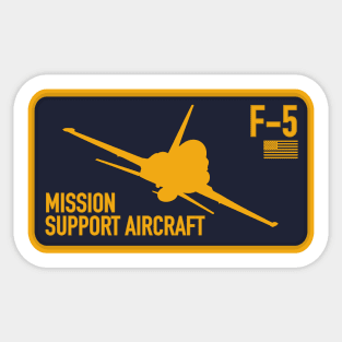 F-5 Mission Support Aircraft Sticker